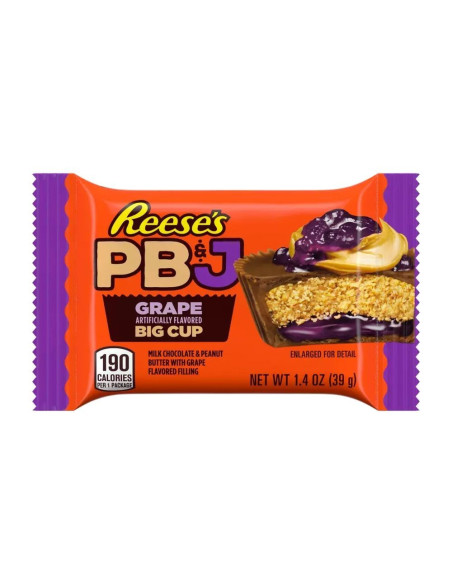 Reese's Big Cup PB&J Uva - My American Market