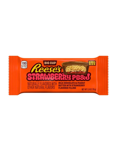 Reese's Big Cup PB&J Strawberry King Size - My American Market