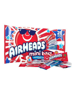 Airheads - Bars Mini Red, White & Blue (set di 30 mini barrette, edizione USA) - My American Market 2