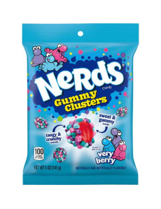 Nerds Gummy Clusters Very Berry 141g - My American Market