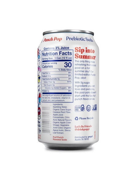 Poppi Prebiotic Soda Punch Pop - My American Market