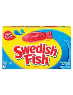 Swedish Fish - Gominolas Rojas En Forma De Pez - My American Market