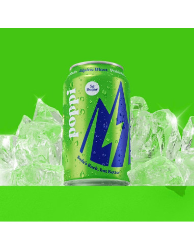 Poppi Prebiotic Soda Alpine Blast - My American Market