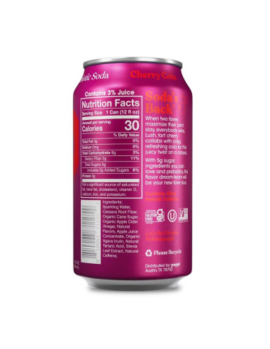 Poppi Prebiotic Soda Cherry Cola - My American Market