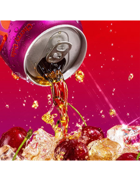 Refresco prebiótico Poppi Cherry Cola - My American Market