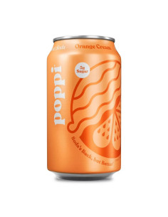 Crema de naranja con soda prebiótica Poppi - My American Market