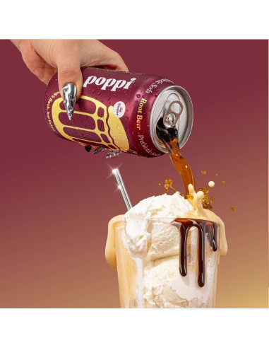 Cerveza de raíz de soda prebiótica Poppi - My American Market
