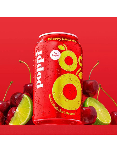 Poppi Prebiotic Soda Cherry Limeade - My American Market