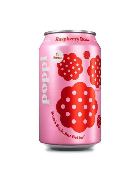 Poppi Prebiotic Soda Raspberry Rose - My American Market