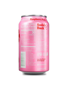 Poppi Prebiotic Soda Lampone Rosa - My American Market 2