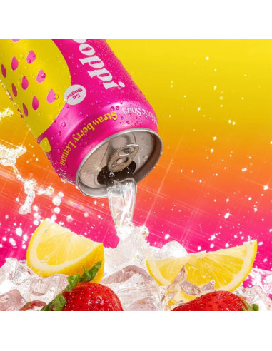 Poppi Prebiotic Soda Fragola Limone - My American Market