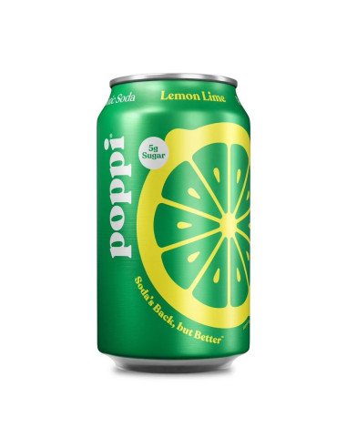 Poppi Soda Prebiótica Limón Lima - My American Market