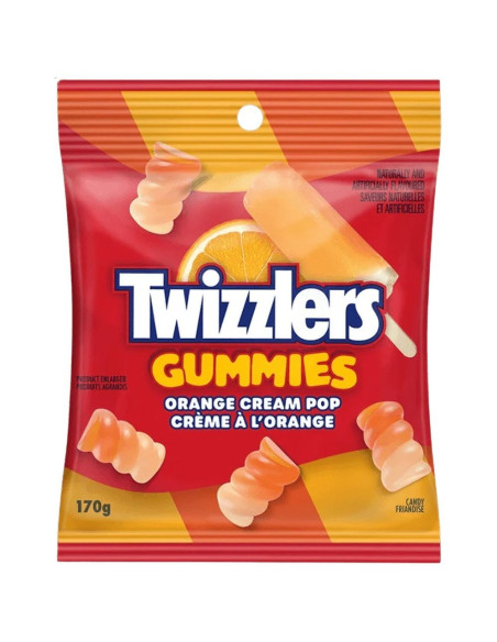 Gomitas Twizzlers sabor a crema de naranja - My American Market