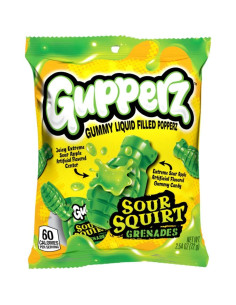 Gupperz Sour Squirt Grenades - My American Market