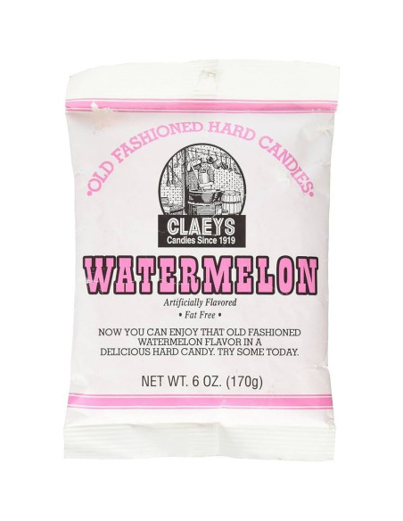 Claeys - Hard Candies Watermelon (bonbons durs à l'ancienne, pastèque) - My American Market