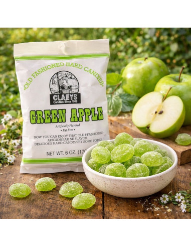 Caramelle dure Claeys alla mela verde - My American Market