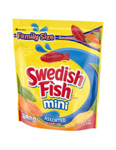 Mini Swedish Fish surtido tamaño familiar 816 g - My American Market