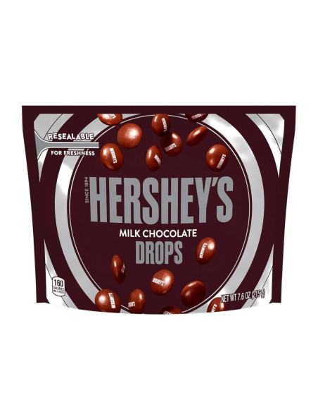 Gocce di cioccolato al latte Hershey's 215 g - My American Market