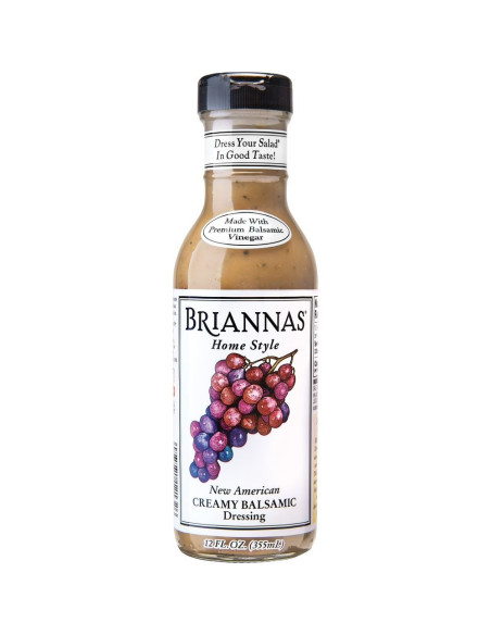 Aderezo balsámico cremoso americano nuevo estilo casero de Brianna - My American Market