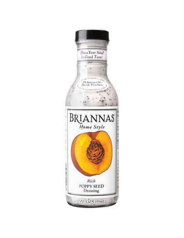 Briannas - Rich Poppy Seed Dressing (sauce salade aux graines de pavot) - My American Market