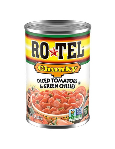 Ro-Tel Chunky Diced Tomatoes & Green Chilies - My American Market