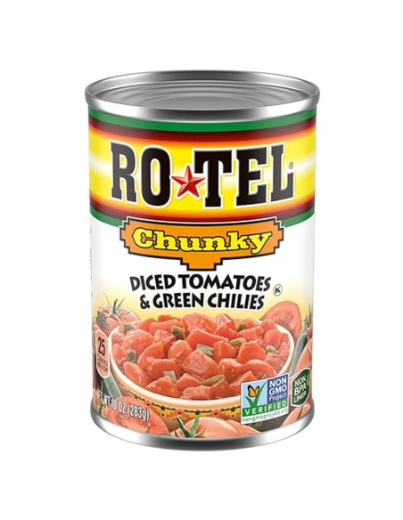 Ro-Tel Chunky Diced Tomatoes & Green Chilies - My American Market