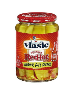 Vlasic Frank's RedHot Kosher Dill Spears 710ml - My American Market