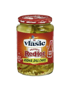 Papas fritas con eneldo kosher RedHot de Vlasic Frank, 710 ml - My American Market