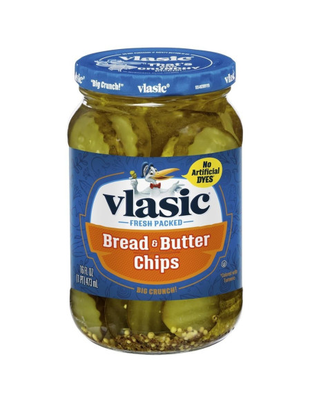 Papas fritas de pan y mantequilla Vlasic 473 ml - My American Market