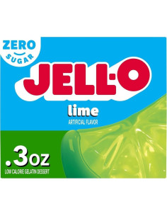 Gelatina de lima Jell-O sin azúcar - My American Market