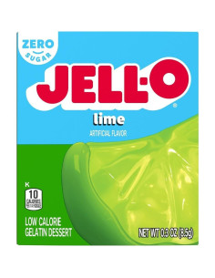 Jell-O - Gelée Lime Zero Sugar (dessert gélifié citron vert, sans sucre) - My American Market 2