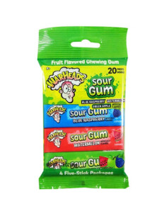 Gomma da masticare acida Warheads confezione da 4 - My American Market