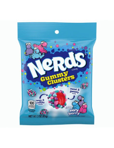 Nerds Gummy Clusters Very Berry 85g - My American Market