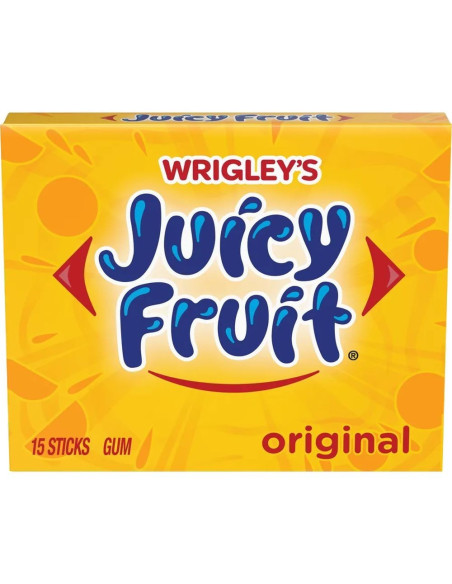 Wrigley's - Juicy Fruit (chewing-gum au goût fruité sucré) - My American Market