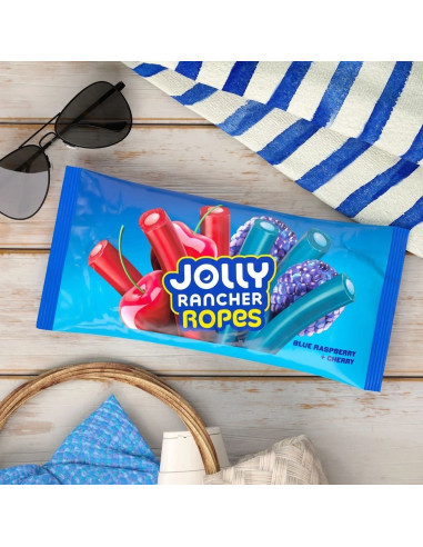 Jolly Rancher Ropes Blue Raspberry & Cherry - My American Market