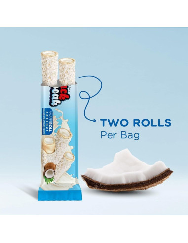 Like Home Snack Break Wafer Roll Coconut - My American Market