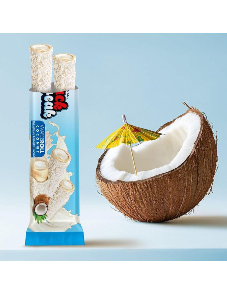Rollo de oblea de coco Like Home Snack Break - My American Market