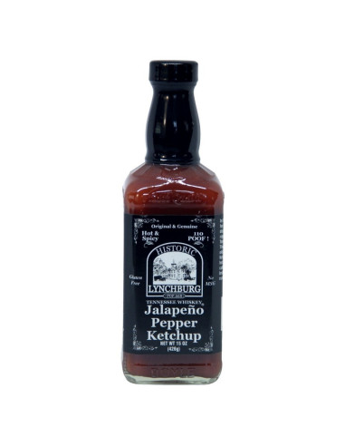 Ketchup storico al peperoncino Jalapeño di Lynchburg da Jack Daniel's - My American Market