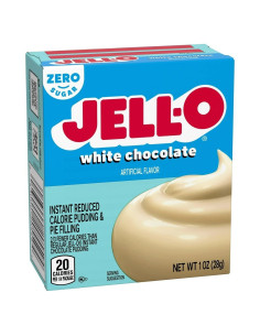 Pudín instantáneo y relleno de pastel Jell-O Chocolate blanco sin azúcar - My American Market 2