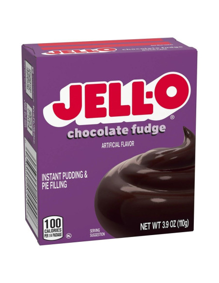 Jell-O Instant Pudding & Pie Filling Chocolate Fudge - My American Market