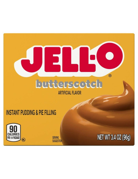 Pudín instantáneo Jell-O y relleno de pastel Buttersotch - My American Market