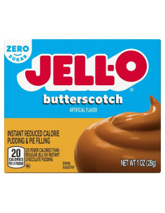 Pudín instantáneo Jell-O y relleno de pastel de caramelo sin azúcar - My American Market