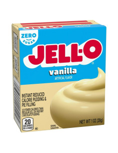 Pudín instantáneo Jell-O y relleno de pastel de vainilla sin azúcar - My American Market 2