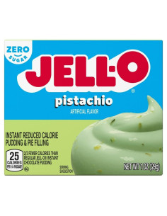 Jell-O Instant Pudding & Pie Filling Pistachio Zero Sugar - My American Market