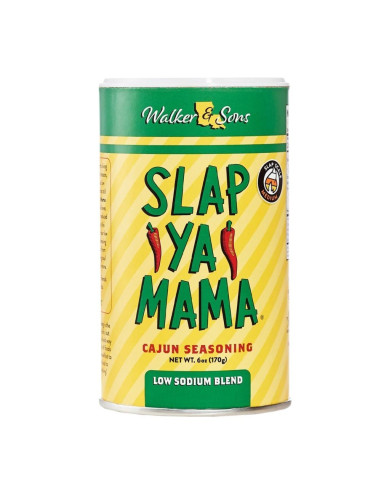 Condimento cajún Slap Ya Mama bajo en sodio, 170 g - My American Market