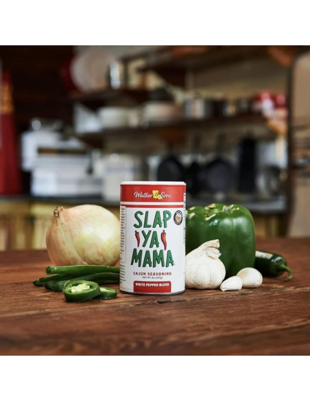 Slap Ya Mama Cajun Seasoning White Pepper Blend 227g - My American Market