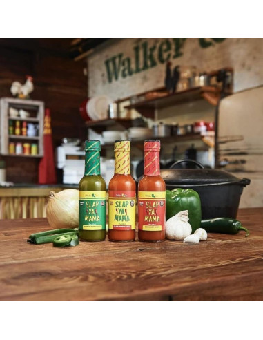 Salsa de chile jalapeño Slap Ya Mama - My American Market