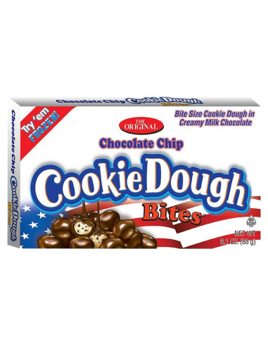 Red, White & Blue Chocolate Chip Cookie Dough Bites - My American Market