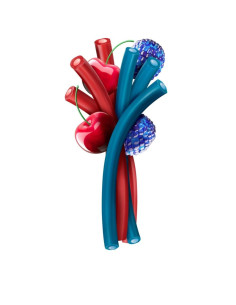Jolly Rancher Ropes Blue Raspberry & Cherry 170g - My American Market 2