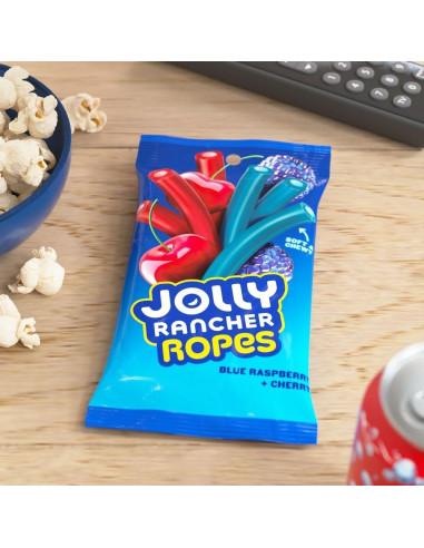 Jolly Rancher Ropes Blue Raspberry & Cherry 170g - My American Market